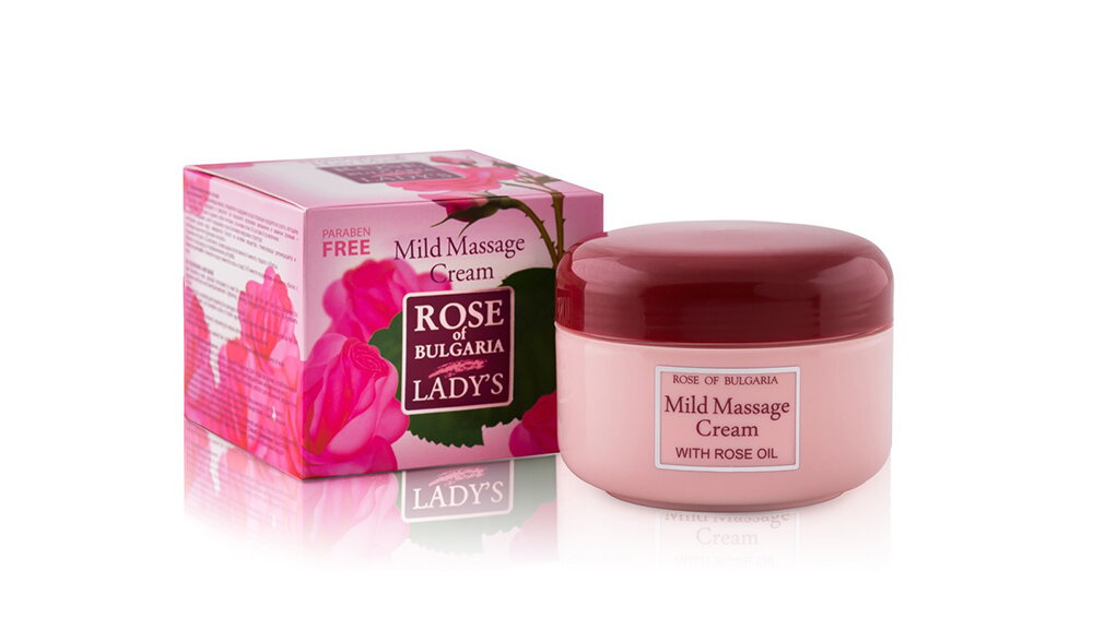 Mild Massage Cream with Rose Water Rose Rose Of Bulgaria 330 ml.